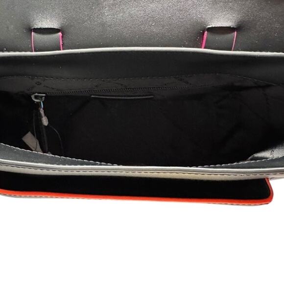 Michael Kors Manhattan Medium Contrast-Trim Leather Satchel NEW WITH TAGS - Picture 10 of 10